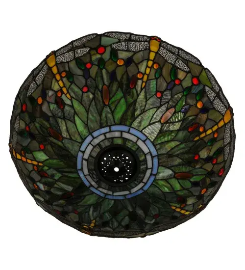 The Tiffany Hanginghead Dragonfly by Meyda Lighting - Image 4