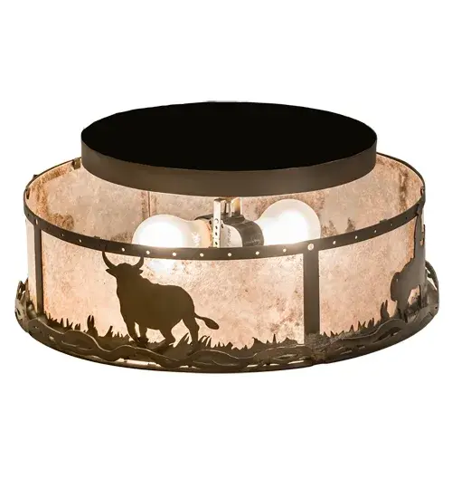The Cowboy & Steer by Meyda Lighting - Image 4