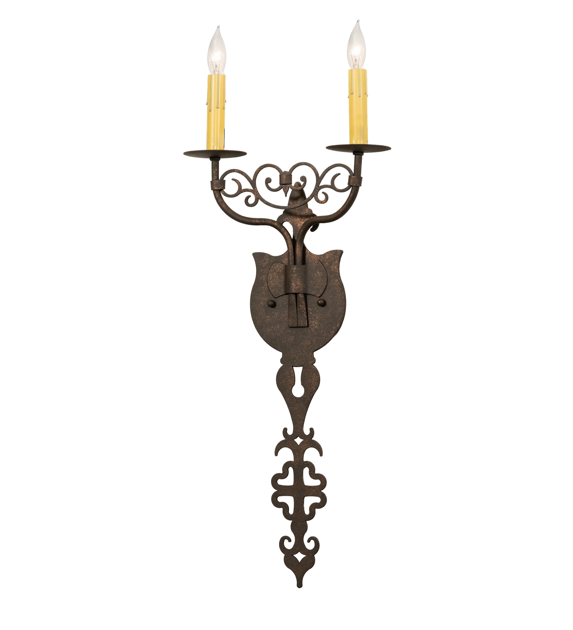11" Wide Merano 2 Light Wall Sconce