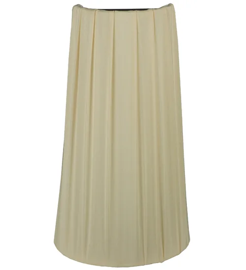 9"W X 16"H X 4"D Channell Tapered & Pleated Half Shade