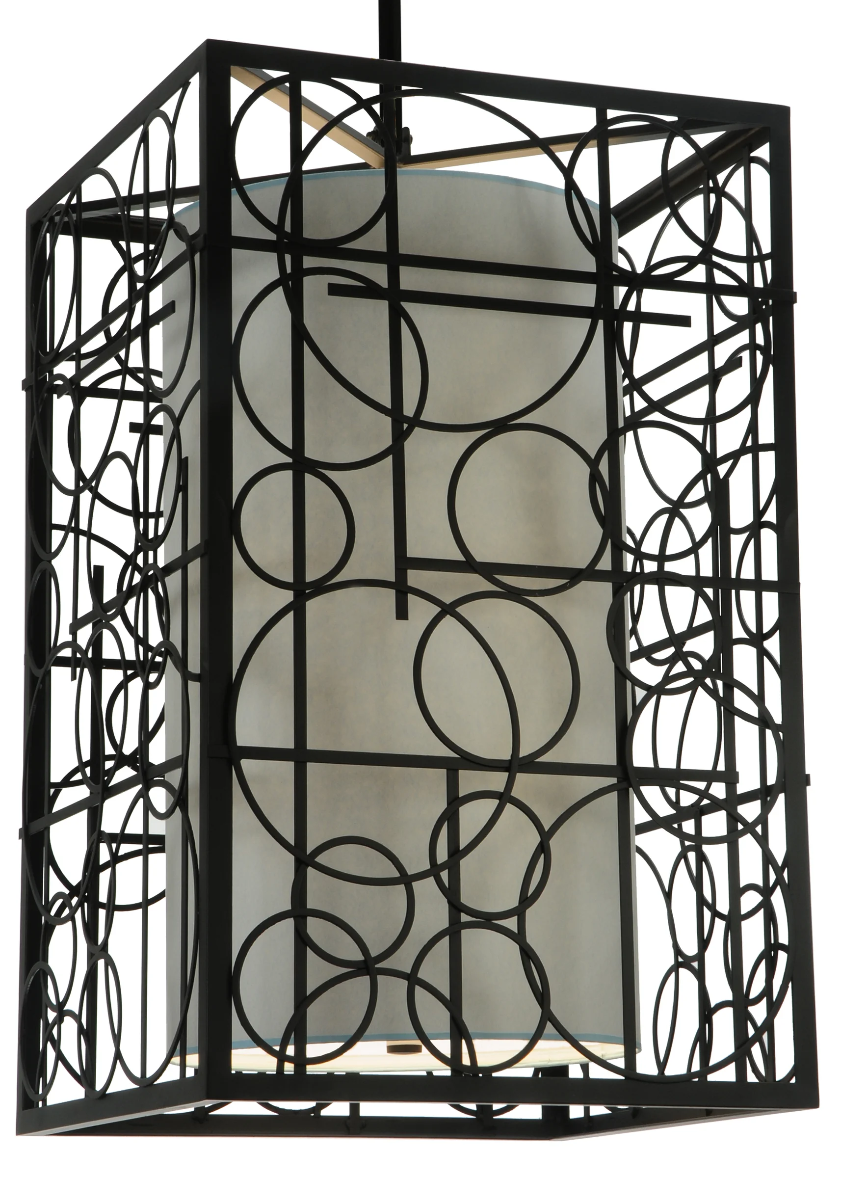 Revival 15 Light Pendant in Blackwash