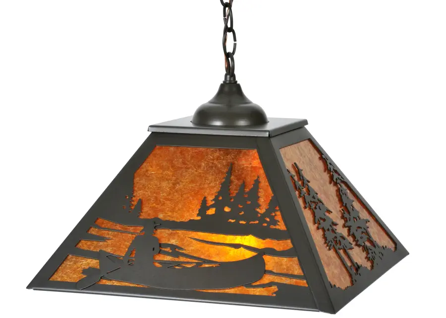 The Meyda Tiffany - Canoe At Lake by Meyda Lighting - Image 1