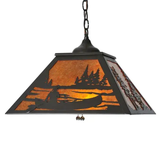 The Meyda Tiffany - Canoe At Lake by Meyda Lighting - Image 6