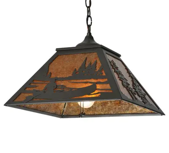 The Meyda Tiffany - Canoe At Lake by Meyda Lighting - Image 9