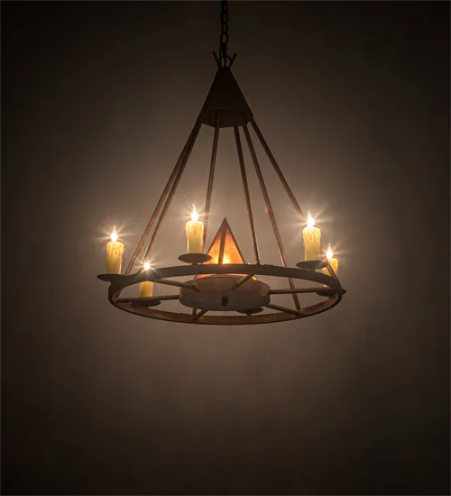 30" Wide Desert Arrow Chandelier