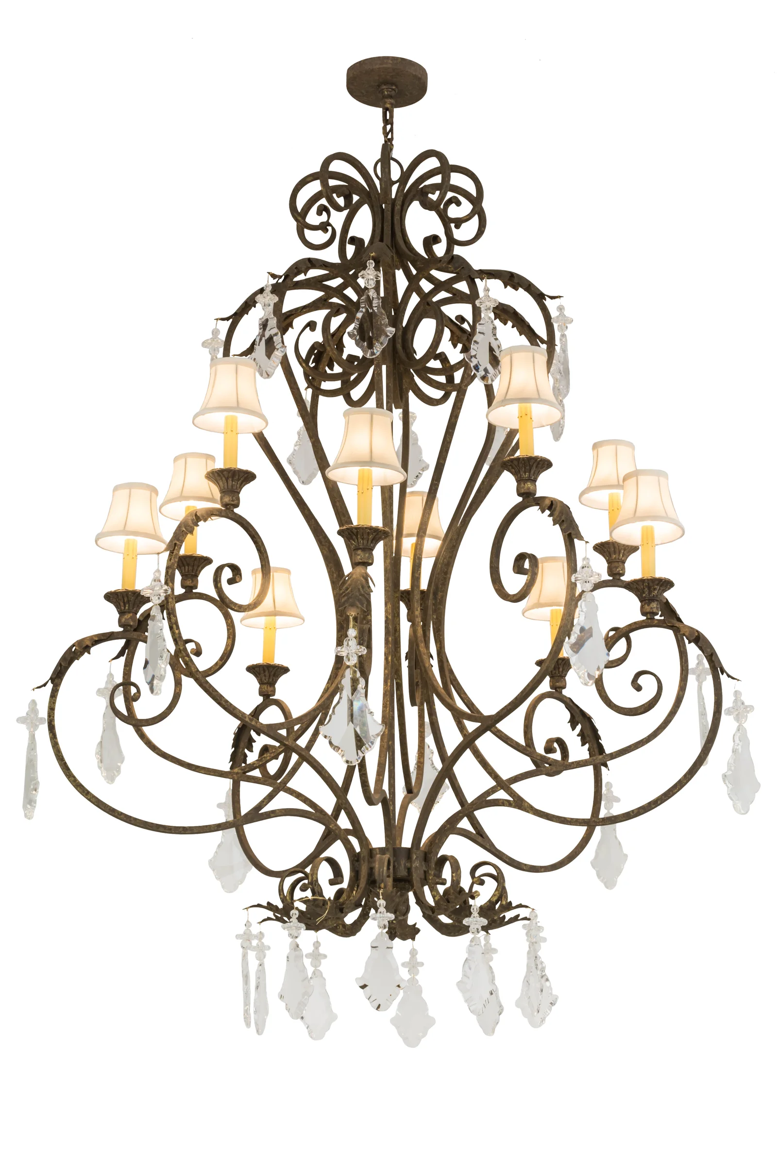 48"W Josephine 10 LT Chandelier