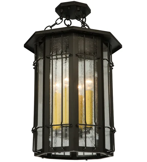 16"W West Albany 4 LT Pendant