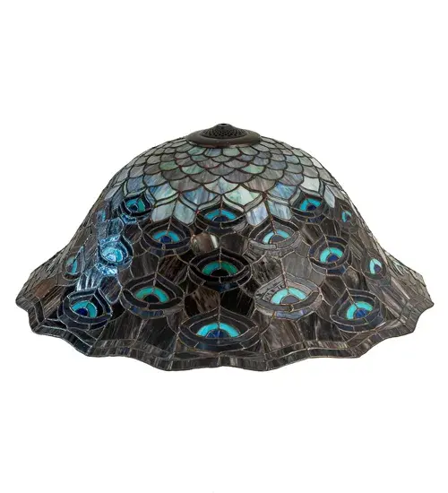 The Tiffany Peacock Feather by Meyda Lighting - Image 3