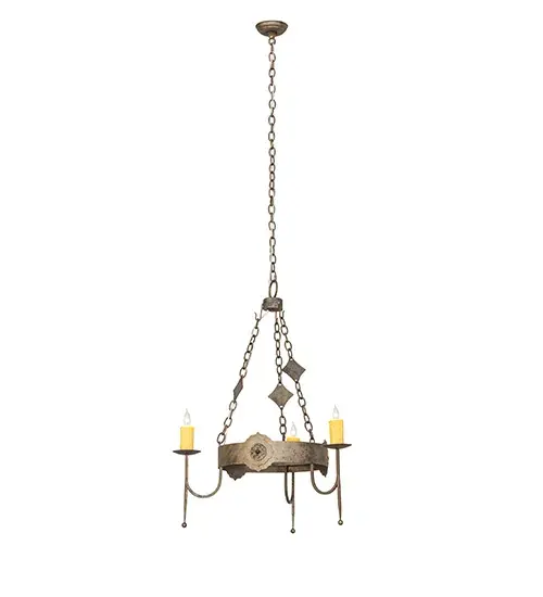 30" Wide San Marino 3 Light Chandelier - Image 11