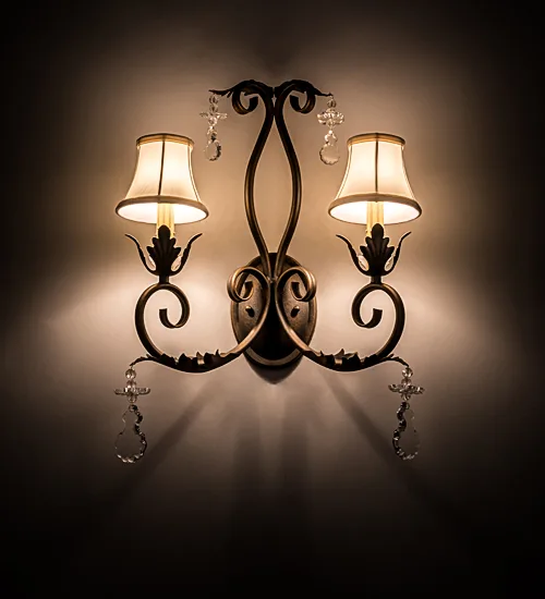 16" Wide Felicia 2 Light Wall Sconce
