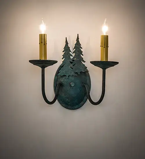 The Double Pine Tree by Meyda Lighting - Image 1