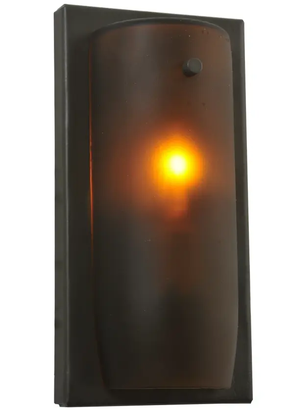 Capture the life of the party with the whimsical design of the Meyda Wine Bottle wall sconce. Liven up a restaurant; club; or home with a wall fixture that does so much more than deliver light; it adds personality and pizzazz. A Black finished wall plate embraces a Frosted Amber Glass Wine Bottle. Create a stunning design statement by installing this ADA-compliant wall fixture in corridors and dining areas in homes; restaurants; hotels; pubs; nightclubs; and wineries; connoisseurs will appreciate this luminaire's fine detail and charm. This Tuscan Vineyard Frosted Amber Wine Bottle Wall Sconce is included in our American-made; American-designed; handcrafted Wine Bottle Lighting Collection. The fixture is manufactured in Yorkville; New York. UL and cUL listed for dry and damp locations. Take your finest bottle of wine; and Meyda will transform it into an everlasting personalized fixture of light. Contact us for more information on custom wine bottle lighting fixtures and lamps. We can also create custom lighting with beer bottles; mason jars; milk bottles; and other glass containers and vessels.