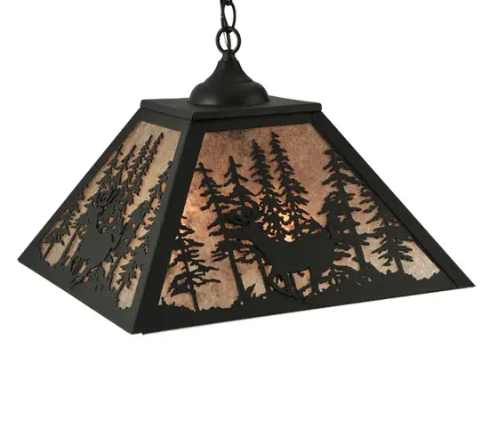 The Deer through the Trees by Meyda Lighting - Image 2