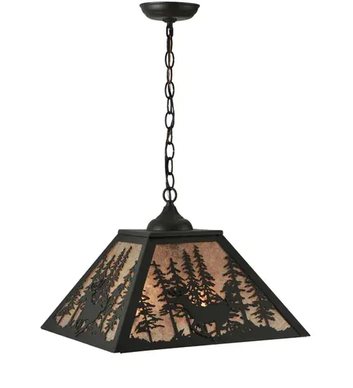 The Deer through the Trees by Meyda Lighting - Image 4
