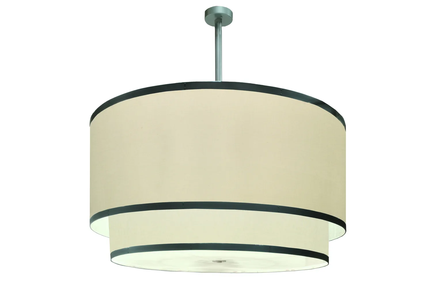Cilindro 12 Light Chandelier in Textured Black