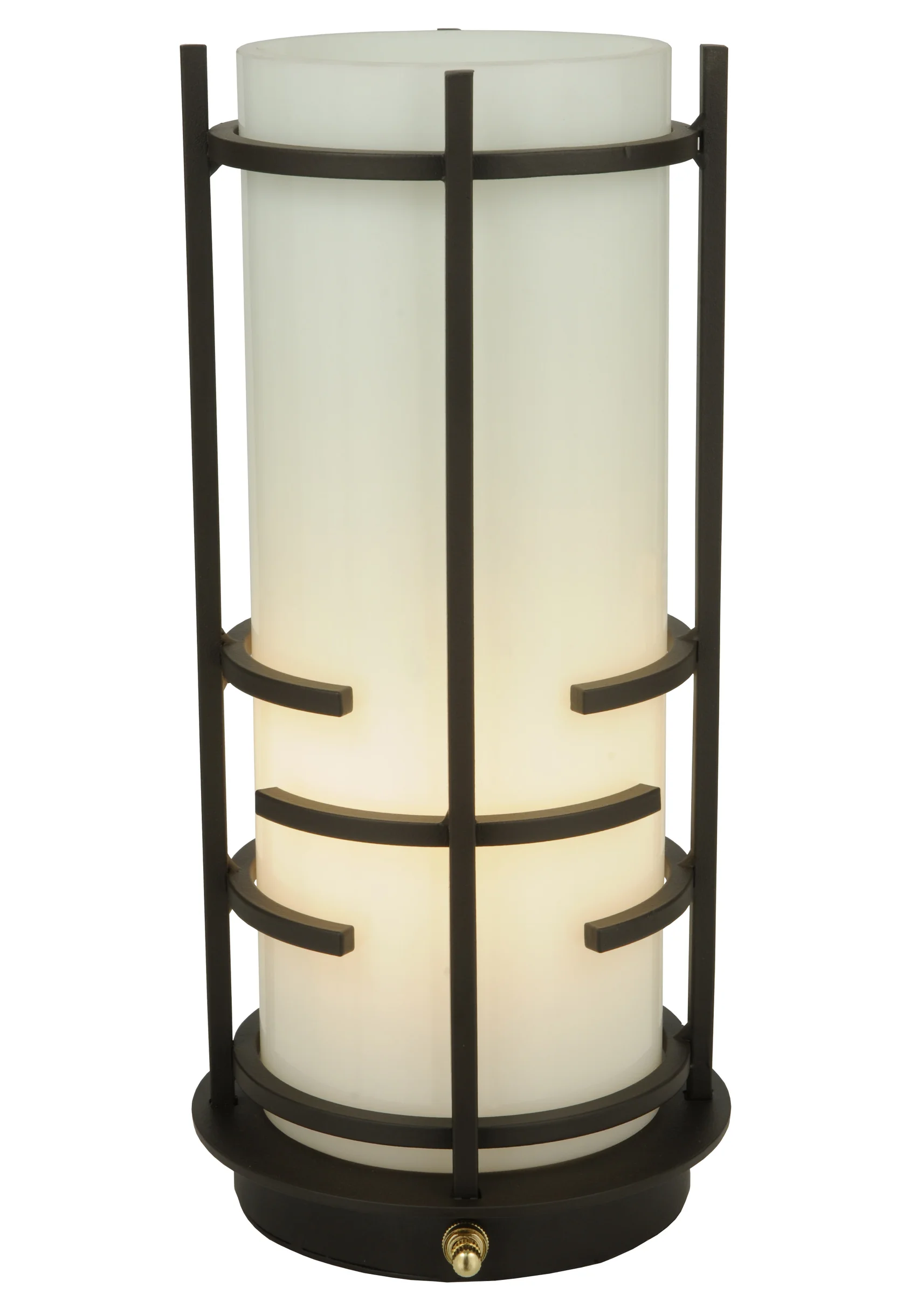 12"H Revival Deco Table Lantern