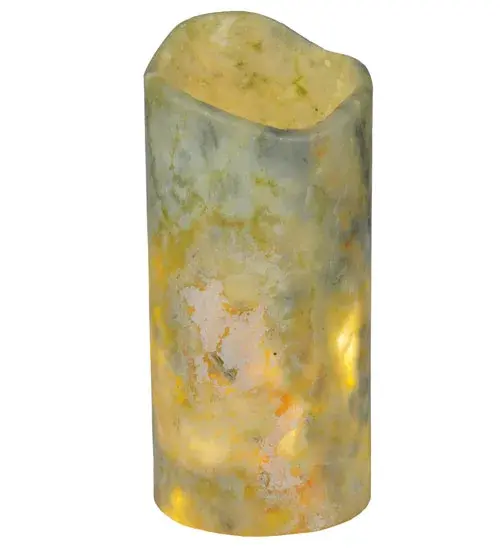 Every Meyda Tiffany item is a unique handcrafted work of art. Natural variations in the wide array of materials that we use to create each Meyda product make every item a masterpiece of its own. Photographs are a general representation of the product. Colors and designs will vary. Collection: Cylindre Finish: Light Green Glass: Light Green Width: 3.50" Height: 7.50" Length: 3.50" Weight: 1.50 lb Bulb Type: tbn Material: Metal Or Polyresin Country of Origin: CHINA Safety Listing: Dry Safety Rating: Dry - alternate view