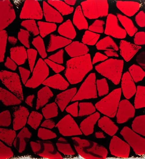 Metro Fusion Red/Black Mosaic Swatch