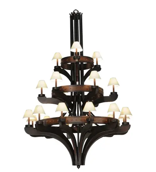 62"W Castilla 3 Tier Chandelier - Image 2