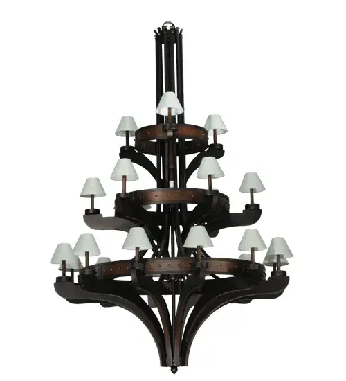 62"W Castilla 3 Tier Chandelier - Image 3