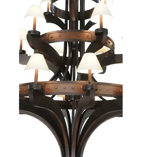 62"W Castilla 3 Tier Chandelier - Image 4