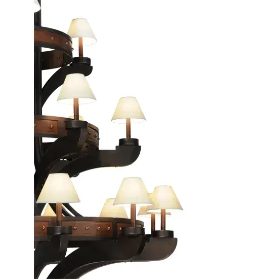 62"W Castilla 3 Tier Chandelier - Image 6