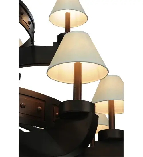 62"W Castilla 3 Tier Chandelier - Image 7