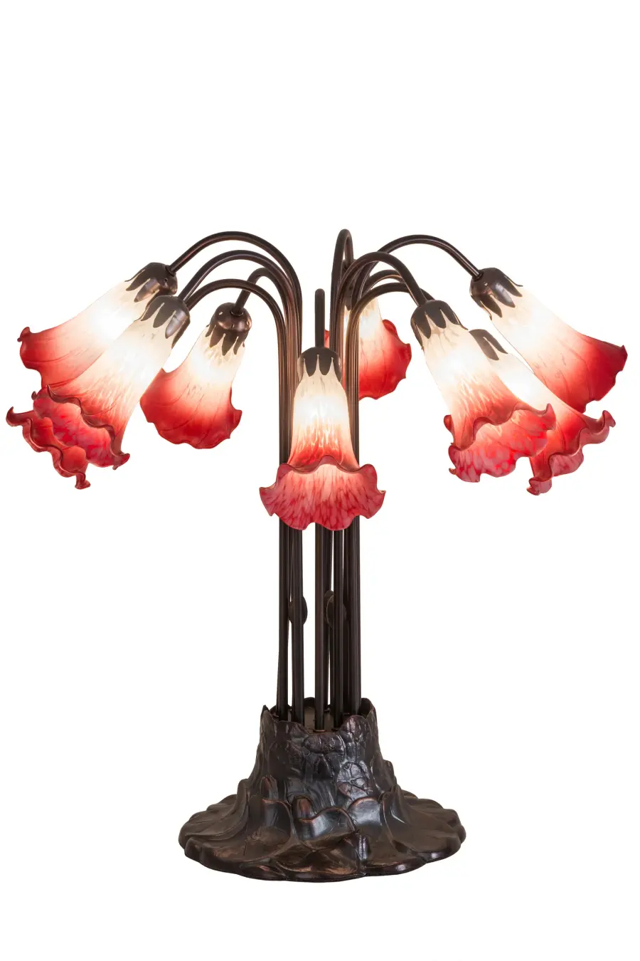 The Pink/White Pond Lily by Meyda Lighting - Image 1