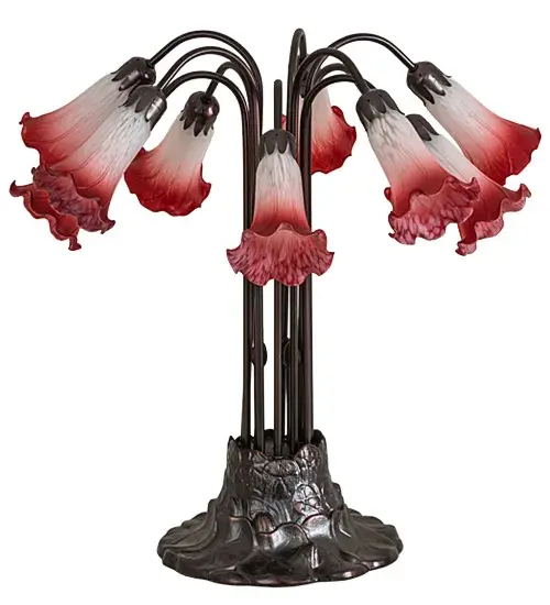 The Pink/White Pond Lily by Meyda Lighting - Image 3