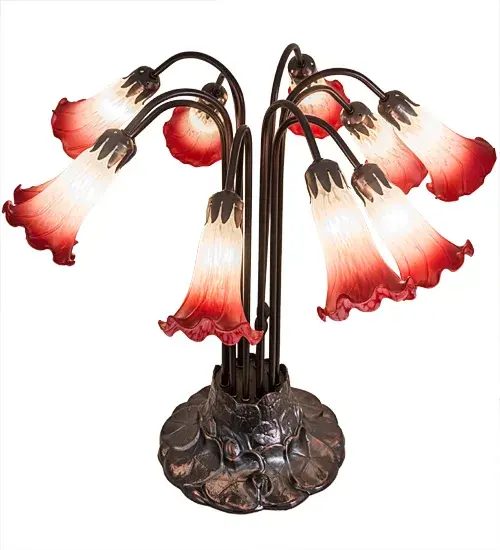 The Pink/White Pond Lily by Meyda Lighting - Image 4