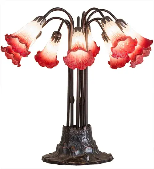 The Pink/White Pond Lily by Meyda Lighting - Image 5
