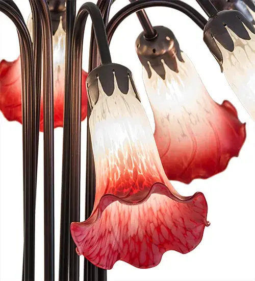 The Pink/White Pond Lily by Meyda Lighting - Image 7