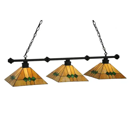42" Long Martini Mission 3 Light Island Pendant - Image 4