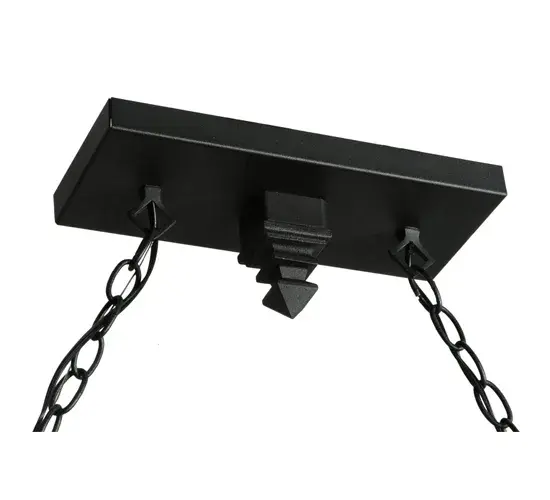 42" Long Martini Mission 3 Light Island Pendant - Image 8