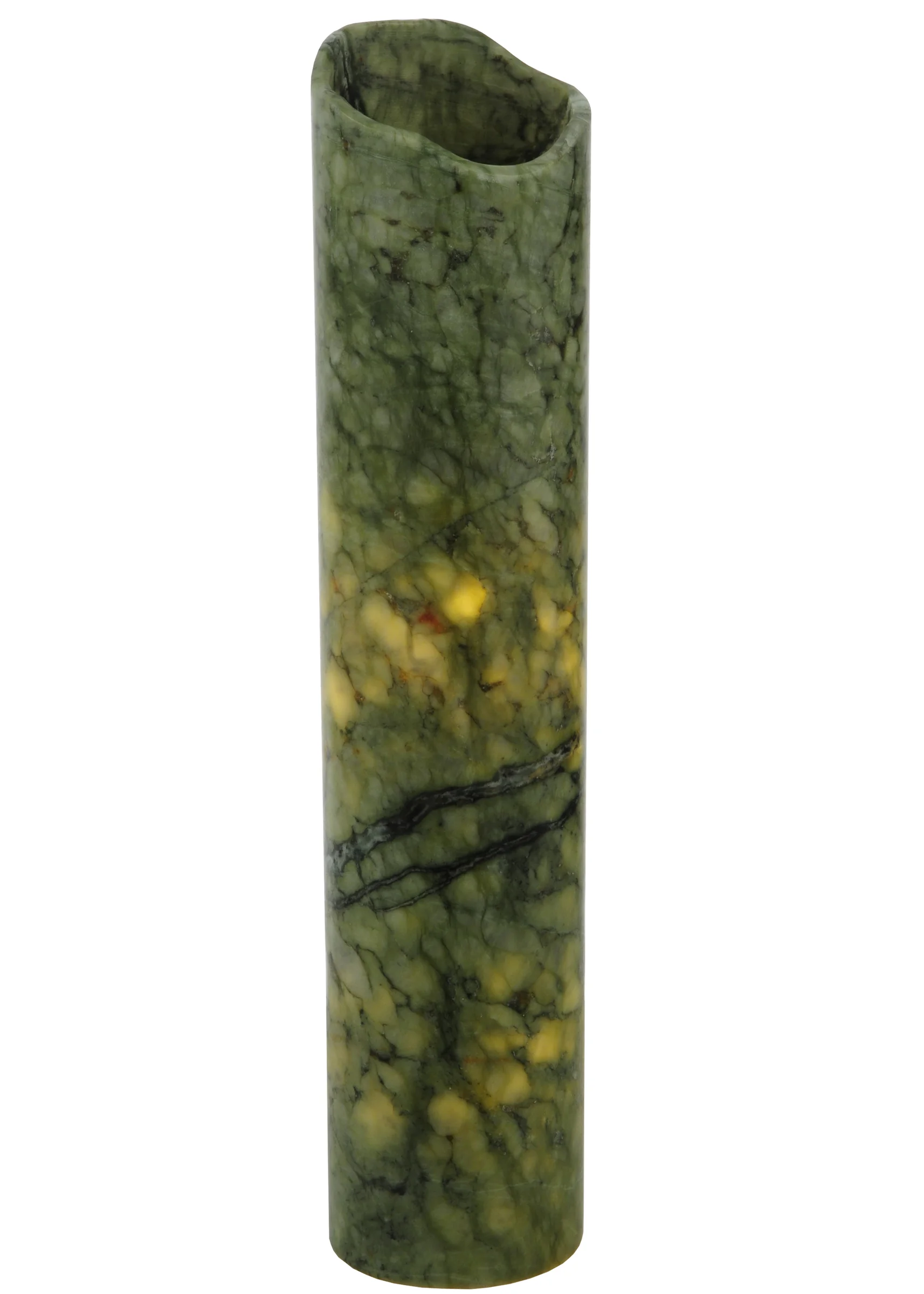3.4"W Cylindre Green Jadestone Shade