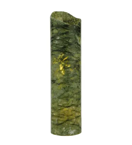 Every Meyda Tiffany item is a unique handcrafted work of art. Natural variations in the wide array of materials that we use to create each Meyda product make every item a masterpiece of its own. Photographs are a general representation of the product. Colors and designs will vary. Collection: Cylindre Finish: Antique Copper Glass: Dark Green Width: 4.00" Height: 16.00" Length: 4.00" Weight: 4.00 lb Number of Bulbs: 1 Bulb Type: A19 Bulb Base: Medium Material: Steel Country of Origin: CHINA Safety Listing: Dry Safety Rating: Dry - alternate view