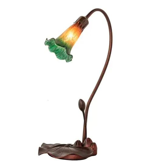 The Amber/Green Pond Lily by Meyda Lighting - Image 2