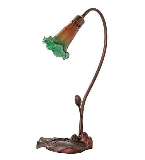 The Amber/Green Pond Lily by Meyda Lighting - Image 3