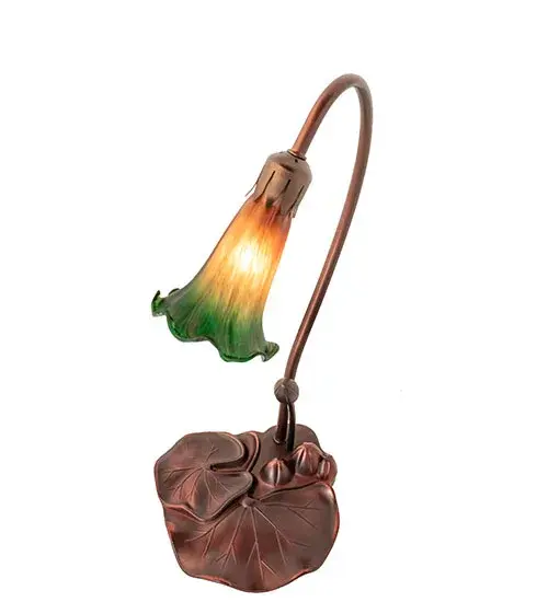 The Amber/Green Pond Lily by Meyda Lighting - Image 4