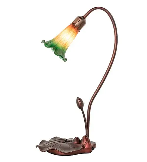 The Amber/Green Pond Lily by Meyda Lighting - Image 7