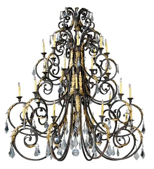 72"W Serratina 32 LT Chandelier