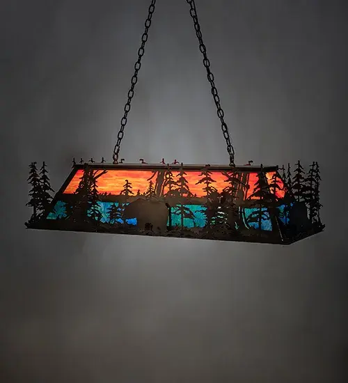 The Bear Through the Trees by Meyda Lighting - Image 1