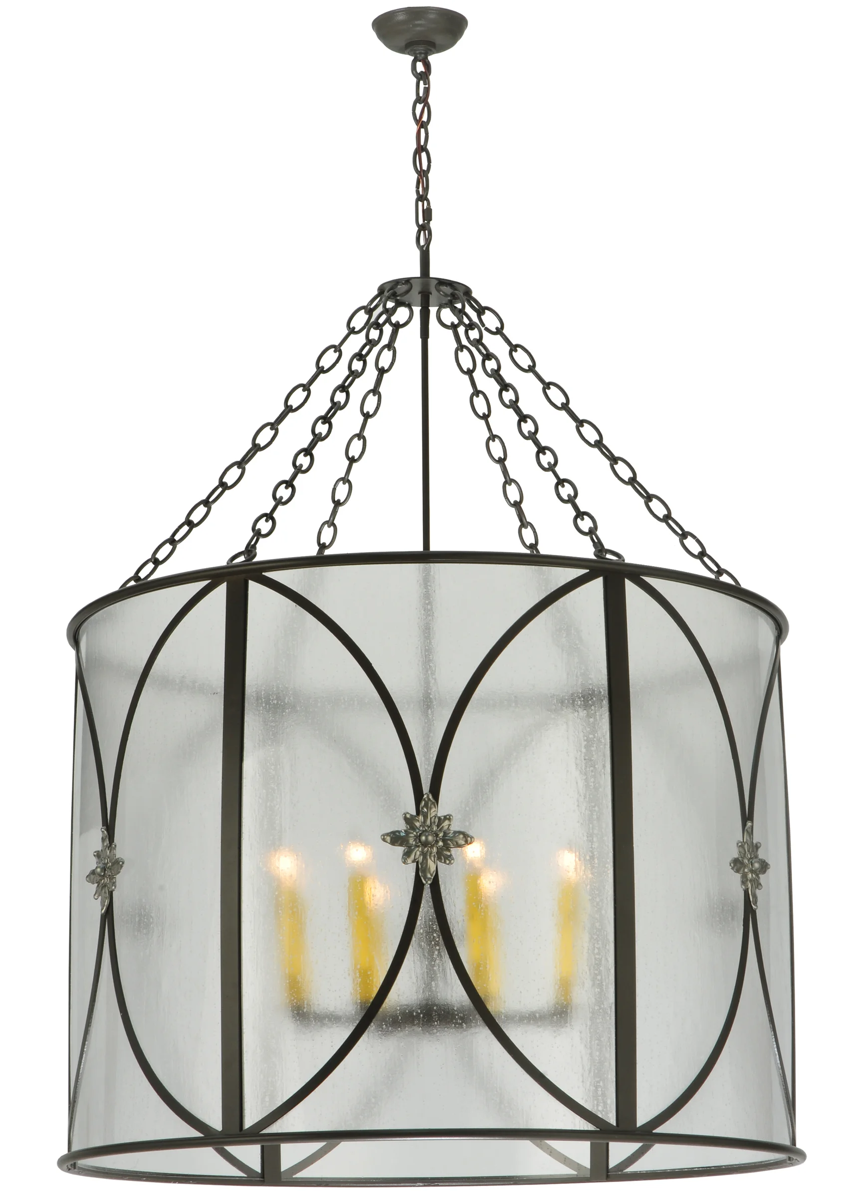 Penelope Eight Light Chandelier in Timeless Bronze / Nickel