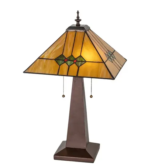 24" High Martini Mission Table Lamp - Image 2