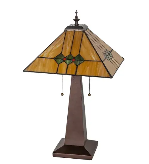24" High Martini Mission Table Lamp - Image 3