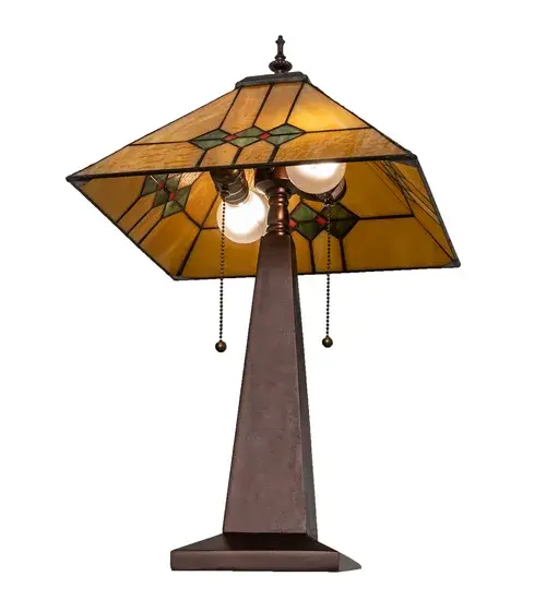 24" High Martini Mission Table Lamp - Image 6