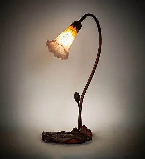 The Amber/Purple Pond Lily by Meyda Lighting - Image 1