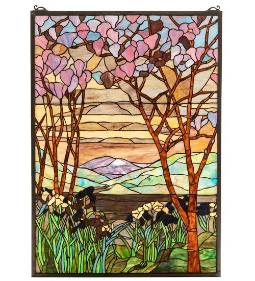 The Tiffany Magnolia & Iris by Meyda Lighting - Image 1