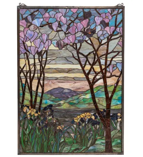 The Tiffany Magnolia & Iris by Meyda Lighting - Image 3