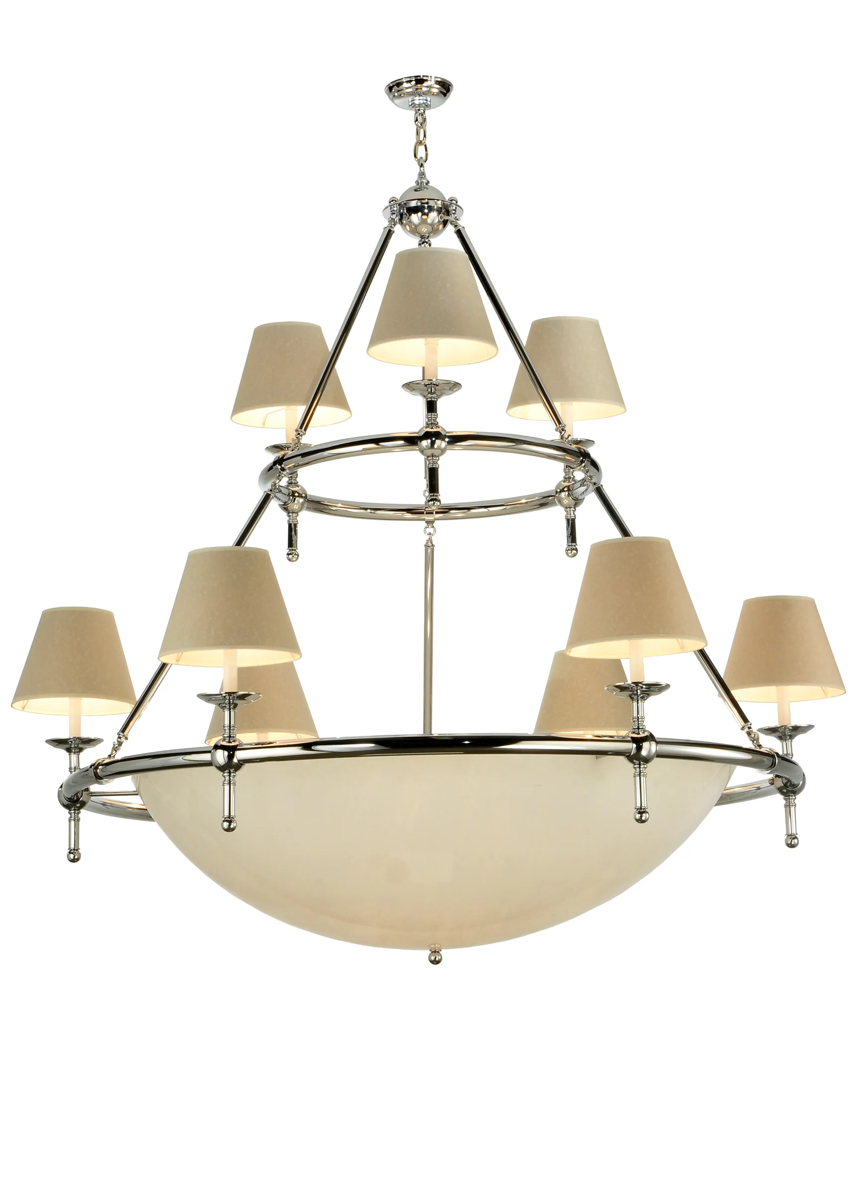 60"W Messina 2 Tier Chandelier